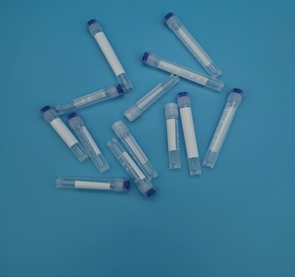Les tubes d'échantillonnage oranges médicaux de sang de pp 2.0ml ont placé le tube stérilisé de plaine de sérum