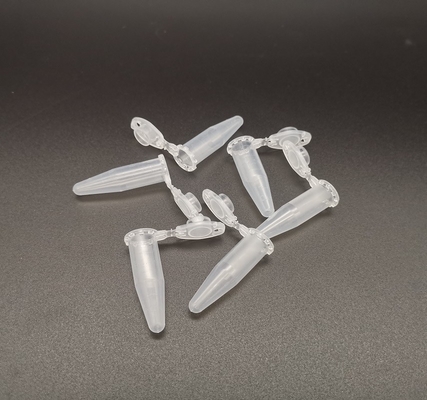 0,1 ml d'ACP de tubes de polypropylène blanc pp de catégorie médicale ont fait le joint auto-adhésif