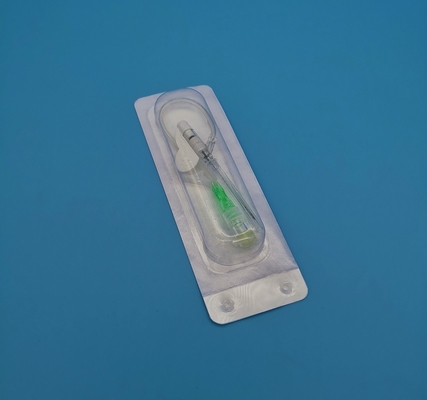 Transfusion sanguine chirurgicale jetable d'infusion de canule à papillon verte d'Iv 18G