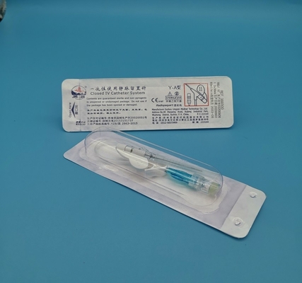 perfusion de routine jetable de type papillon de la canule IV 22G pour le bleu d'adultes