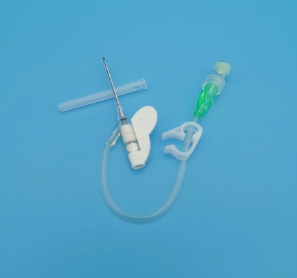 Transfusion sanguine chirurgicale jetable d'infusion de canule à papillon verte d'Iv 18G