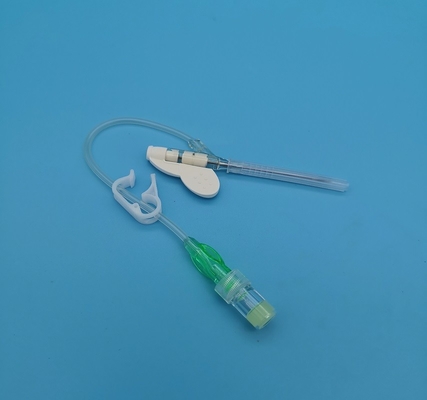 Transfusion sanguine chirurgicale jetable d'infusion de canule à papillon verte d'Iv 18G