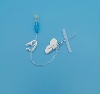 perfusion de routine jetable de type papillon de la canule IV 22G pour le bleu d'adultes