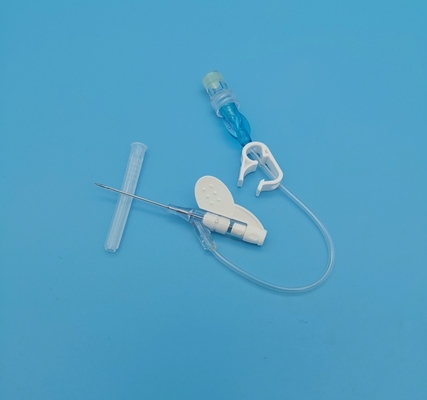 perfusion de routine jetable de type papillon de la canule IV 22G pour le bleu d'adultes