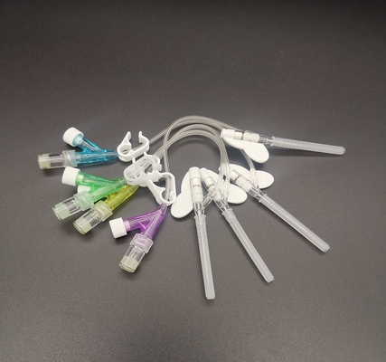 type de 20G Y rose de canule d'Iv pour la transfusion sanguine d'infusion de secours