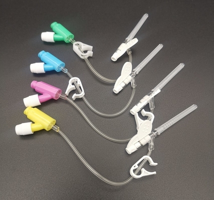 Pourpre 304 Cannule IV jetable de type Y 26G Pression positive pour les petits vaisseaux sanguins
