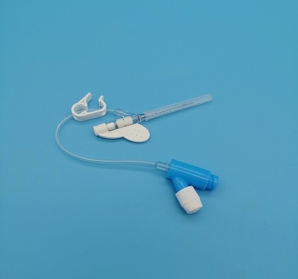 type de 22G Y pression positive d'Iv d'infusion courante bleue jetable de canule pour des adultes