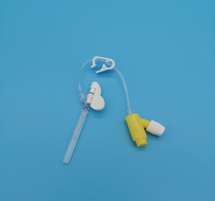Type de la pression positive Y 24 canules jaune jetable d'Iv pour l'infusion néonatale pédiatrique