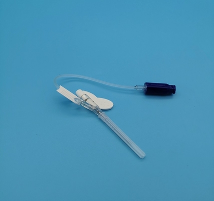 type jetable de pression positive du papillon 22G infusion courante de canule d'Iv pour des adultes bleus
