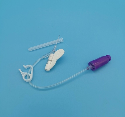 type pourpre minuscule de pression positive du papillon 26G de vaisseaux sanguins de canule jetable d'Iv