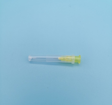 Aiguilles jetables jaune-clair de seringue inclinées pour l'injection hors du diamètre 2.7mm 12G