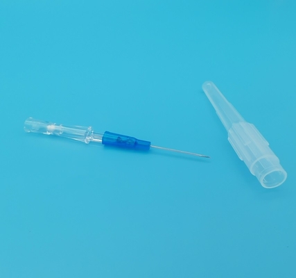 Catéters à cannule IV à usage unique Satefy Type Gauge 22G Bleu profond CE ISO13485