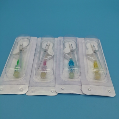Cannula IV jetable papillon de type 22G bleu pour perfusion de routine pour adultes